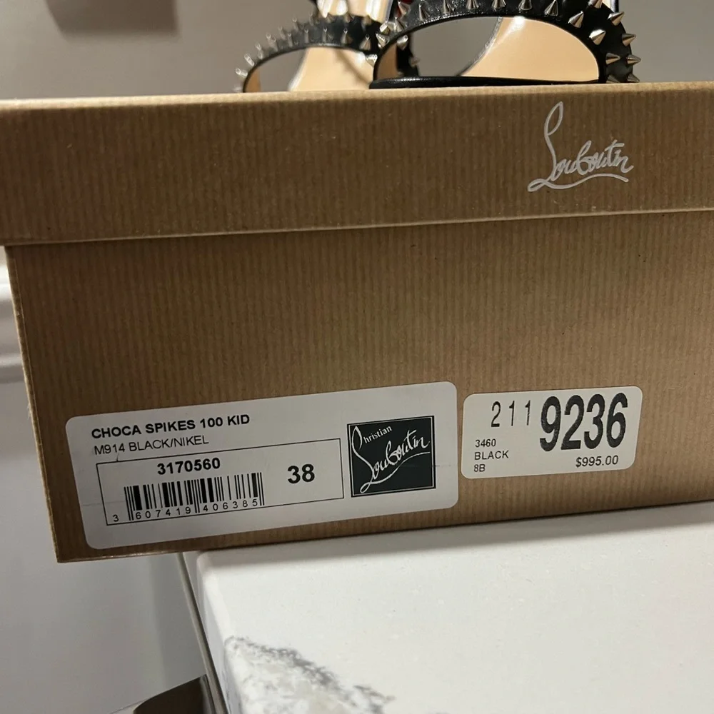 Christian Louboutin Choca Spike Heels - Picture 13 of 13